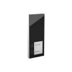 DoorLine Slim - Türsprechstelle a/b Anschluss, schwarz, 2 Klingeltaster