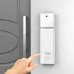 DoorLine Slim - Türsprechstelle a/b Anschluss, weiß, 2 Klingeltaster